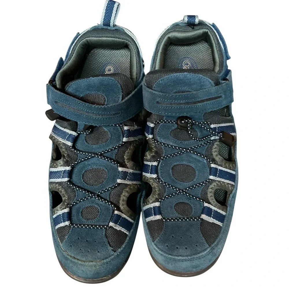 Orthofeet Naples Women's Two-way Strap Round Toe Fisherman Sandals‎ Size 12 Wide